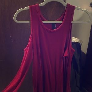 Shoulder-less sweater shirt!